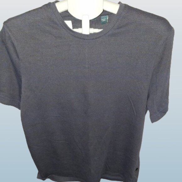 Perry Ellis Men's T-Shirt Short Sleeve Crew Neck Shirt Dark Gray Large - Picture 1 of 4